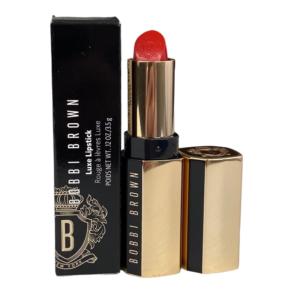 Bobbi Brown 10 Hour Moisturizing Luxe Lipstick 508 Tango Satin Long Lasting